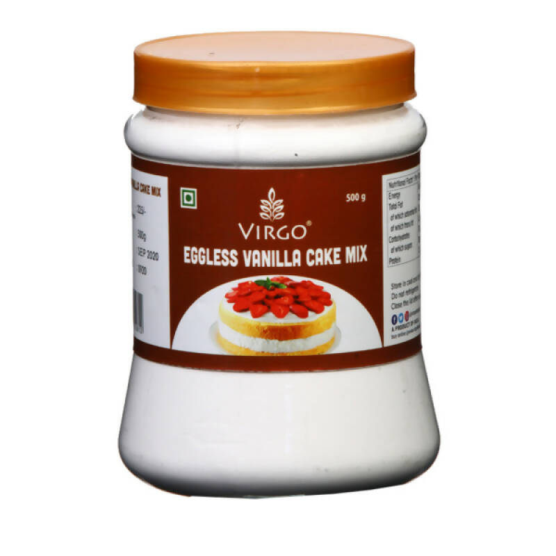 Virgo Eggless Vanilla Cake Mix - Distacart