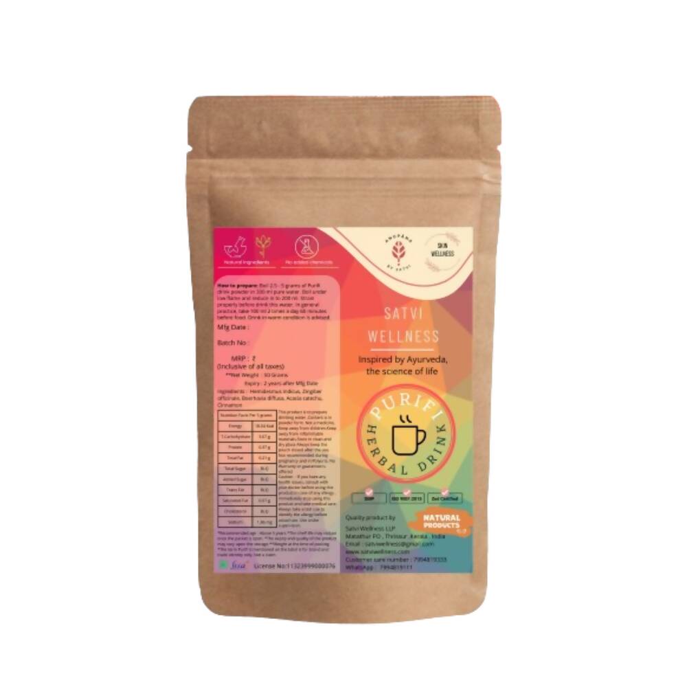 Satvi Wellness Purifi - Herbal Drink Mix - Distacart