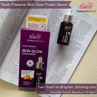 Iba Advanced Activs Youth Preserve Skin Glow Power Serum - Distacart