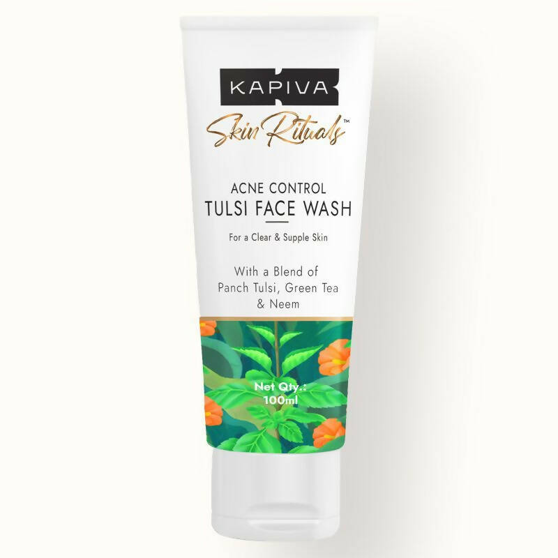 Kapiva Ayurveda Skin Rituals Acne Control Tulsi Face Wash - Distacart