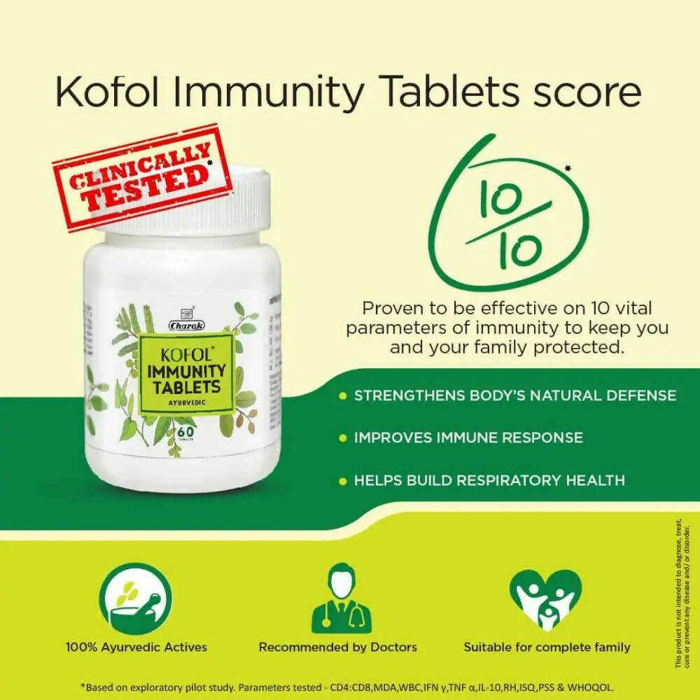 Charak Kofol Immunity Tablets - Distacart