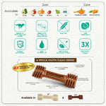 Thumbnail for Happi Doggy Vegetarian Dental Chew Zest - Strawberry - Distacart