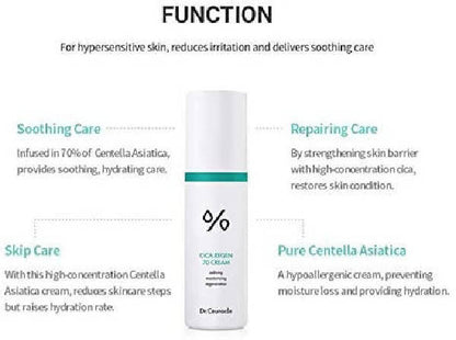Dr.Ceuracle Cica Regen 70 Cream - Distacart