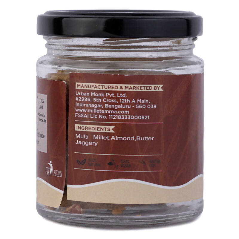 Millet Amma Multi Millet Almond Cookies - Distacart