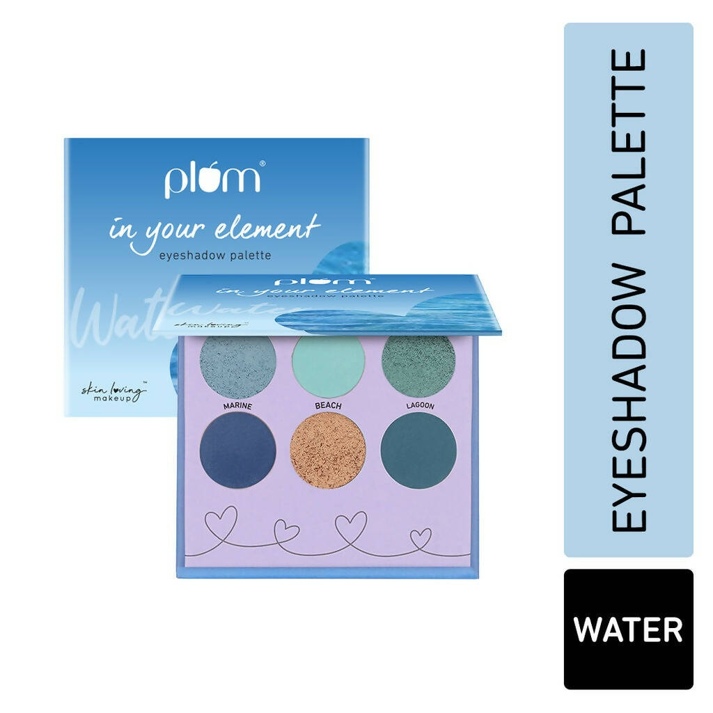 Plum In Your Element Eyeshadow Palette Easy to Blend 6-in-1 Palette 02 Water - Distacart