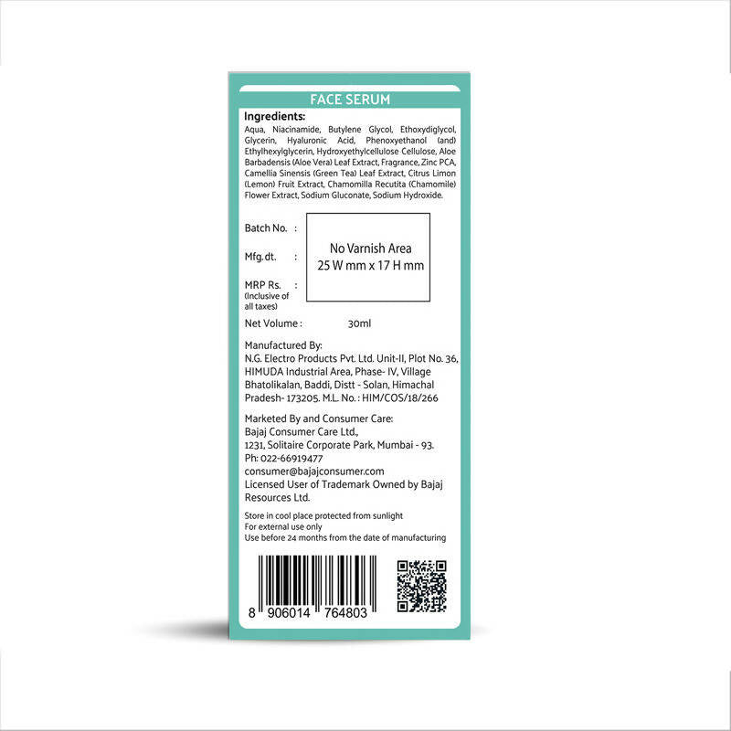Bajaj Nomarks Skin Clearing Face Serum - Distacart