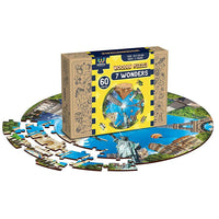Thumbnail for Webby Wooden Seven Wonders of The World Jigsaw Puzzle-60 Pcs - Distacart