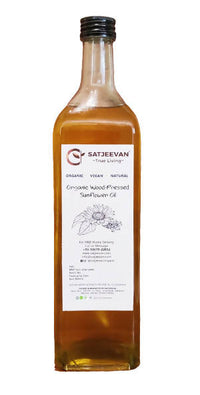 Thumbnail for Satjeevan Organic Wood-Pressed Sunflower Oil - Distacart