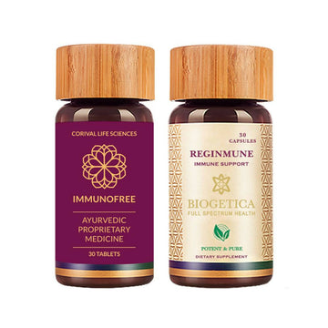 Biogetica Core Immunity Kit - Immunofree Tablets and Reginmune Capsules - Distacart