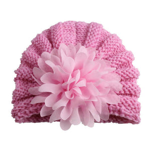 BabyMoon Baby Knitted Flower Cap - Distacart
