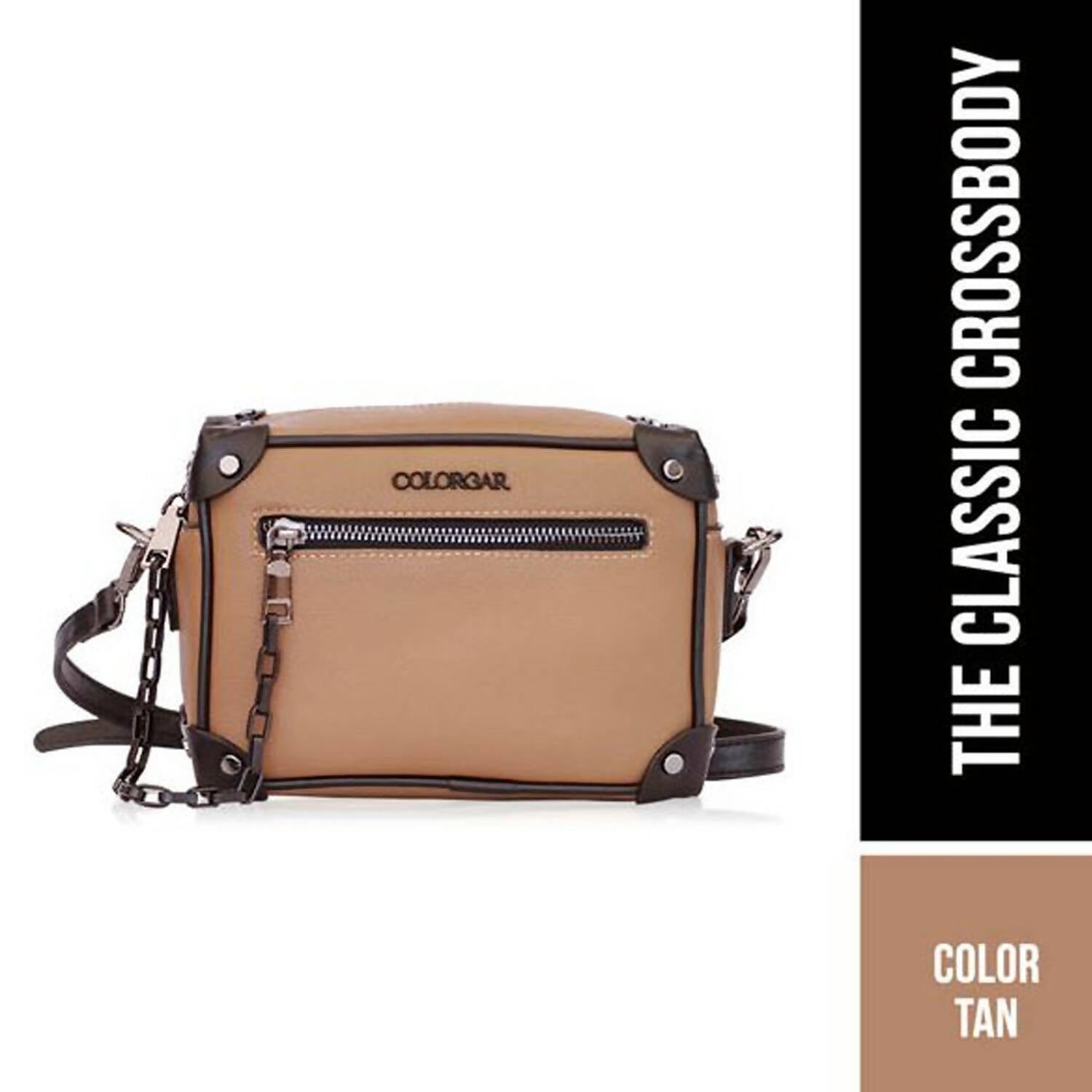 Colorbar Pouch The Classic Crossbody - Tan - Distacart