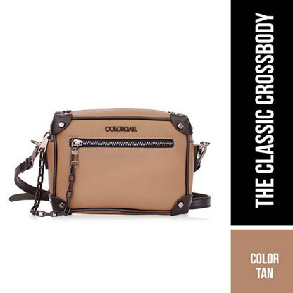 Colorbar Pouch The Classic Crossbody - Tan - Distacart