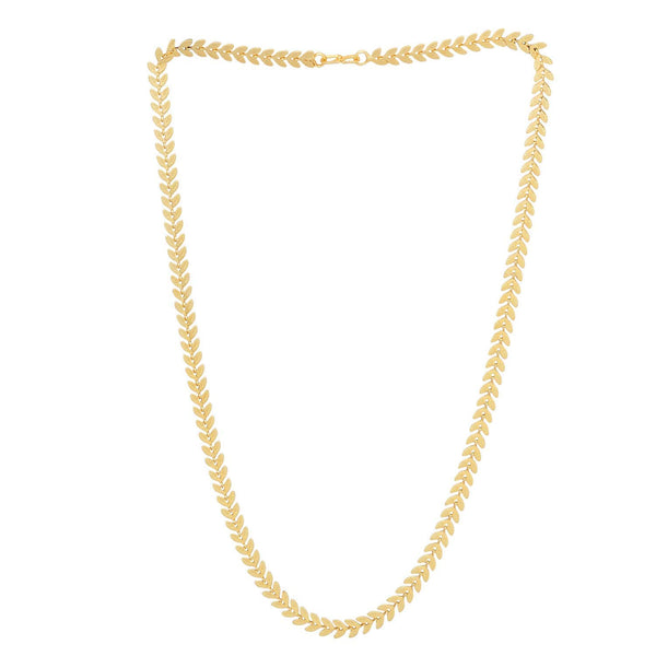 Gold-Plated Alloy Golden Pearl Chain - The Pari - Distacart