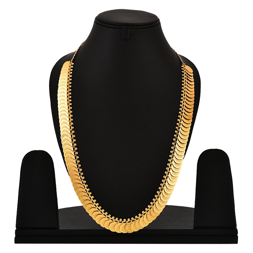 Gold-Plated Alloy Temple Jewellery Chain - The Pari - Distacart