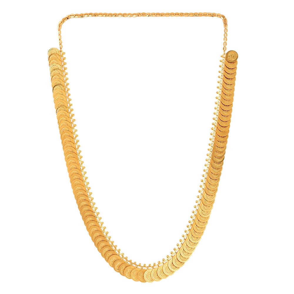 Gold-Plated Alloy Temple Jewellery Chain - The Pari - Distacart