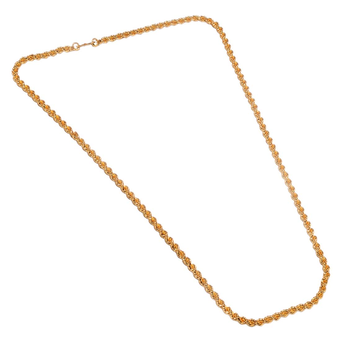 Gold-Plated Alloy Gold Plated 24 Inches Rassa Chain - The Pari - Distacart