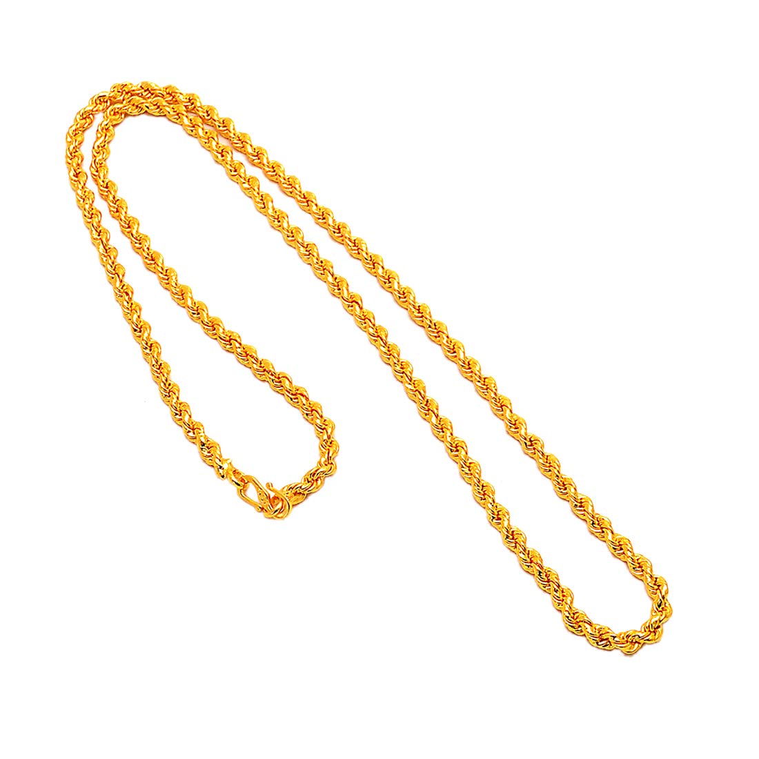 Gold-Plated Alloy Gold Plated 24 Inches Rassa Chain - The Pari - Distacart