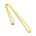 Thumbnail for Gold-Plated Alloy Designer Light Weight Gold Plated Chain - The Pari - Distacart