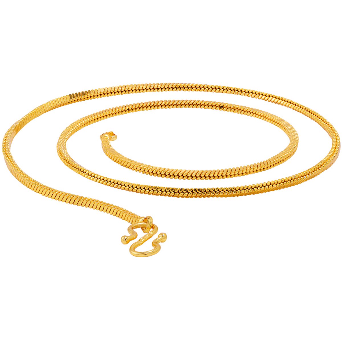 Gold-Plated Alloy Simple Gold Plated Chain - The Pari - Distacart