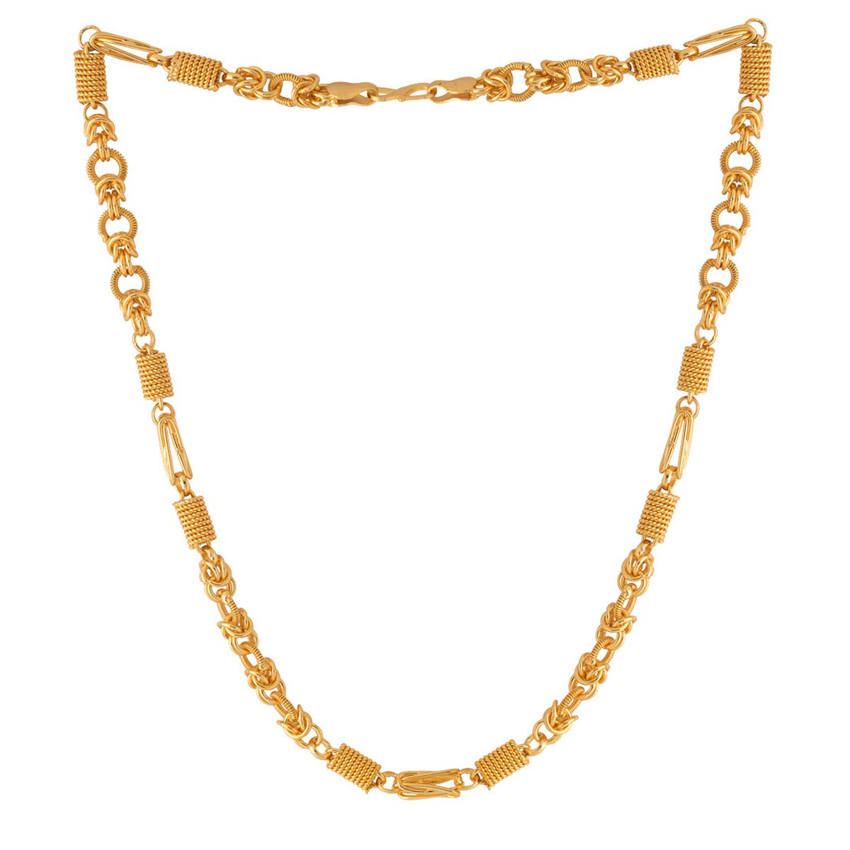 Gold-Plated Alloy Classy Gold Plated High Quality Chain - The Pari - Distacart