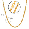 Gold-Plated Alloy Designer Gold Plated Chain - The Pari - Distacart