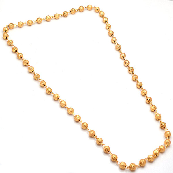Gold-Plated Alloy Pearl Beaded Matarmala Chain - The Pari - Distacart
