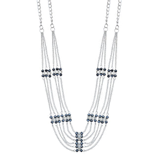 Silver-Plated Alloy Designer Silver Chain Necklace - The Pari - Distacart