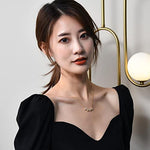 Thumbnail for Gold-Plated Alloy Multi Wearing Heart Necklace For Girls - The Pari - Distacart
