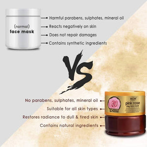 Wow Skin Science Pink Rose Clay Face Mask
