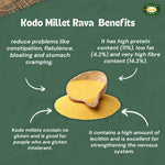 Thumbnail for Millet Amma Organic Kodo Millet Rava - Distacart