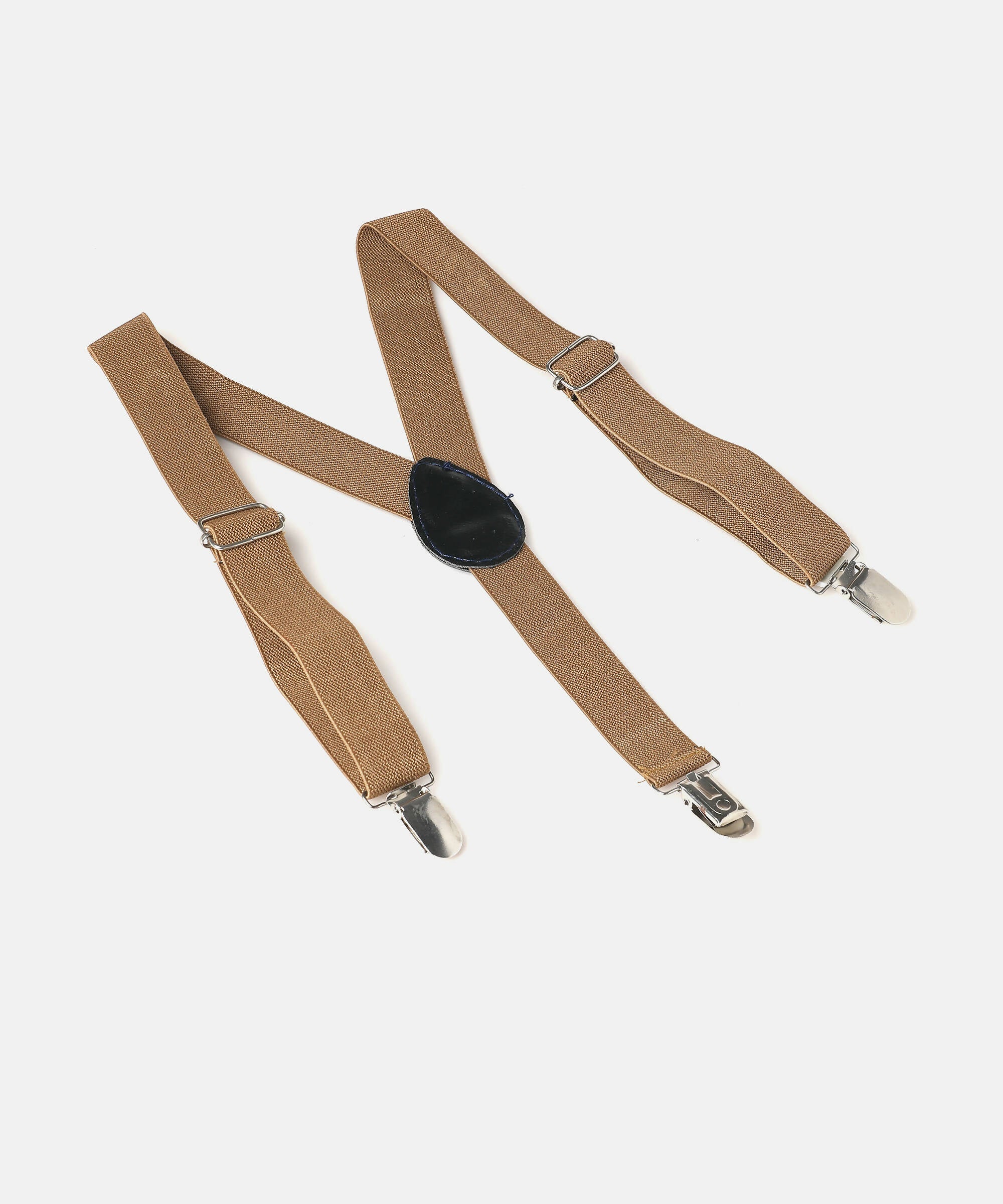 Manet Boys Solid Suspenders - Beige - Distacart