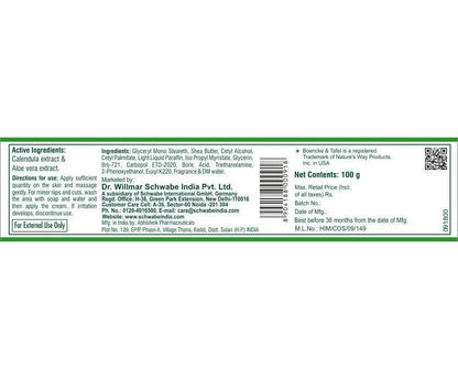Boericke & Tafel Calendula & Aloe Vera Multi Purpose Cream - Distacart