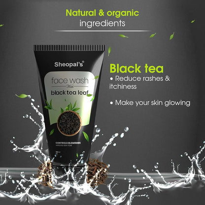 Sheopal's Black Tea Leaf Face Wash - Distacart