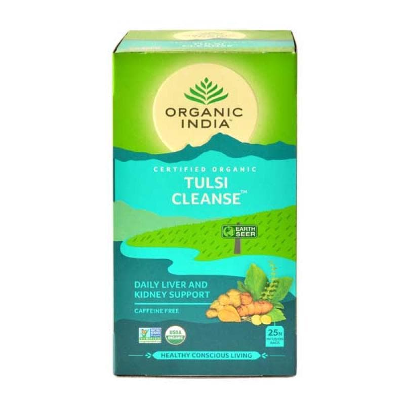 Organic India Tulsi Cleanse 25 Tea Bags - Distacart