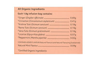 Thumbnail for Organic India Tulsi Tummy 25 Tea Bags Ingredients