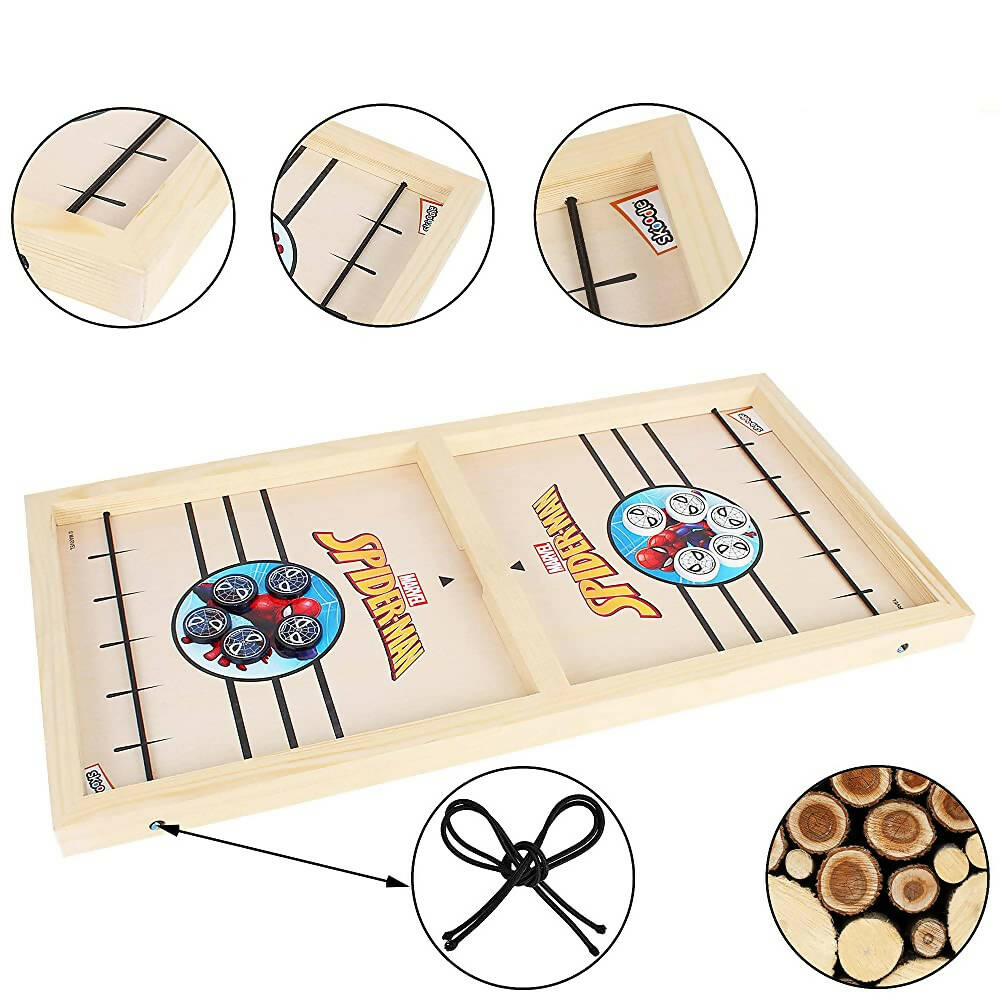 Buy Skoodle Marvel Spider-Man Sling Puck Game, Super Fast Portable Table Board Game for Kids and Adults Online at Best Price Distacart