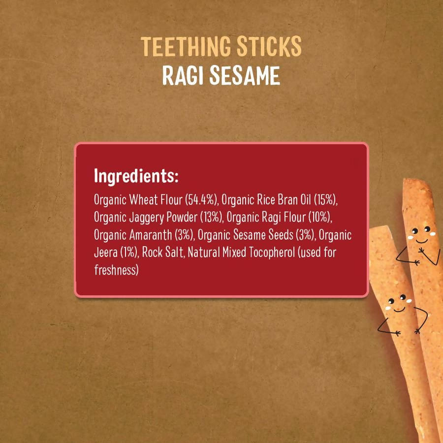 Timios Ragi Sesame Teething Sticks Ingredients