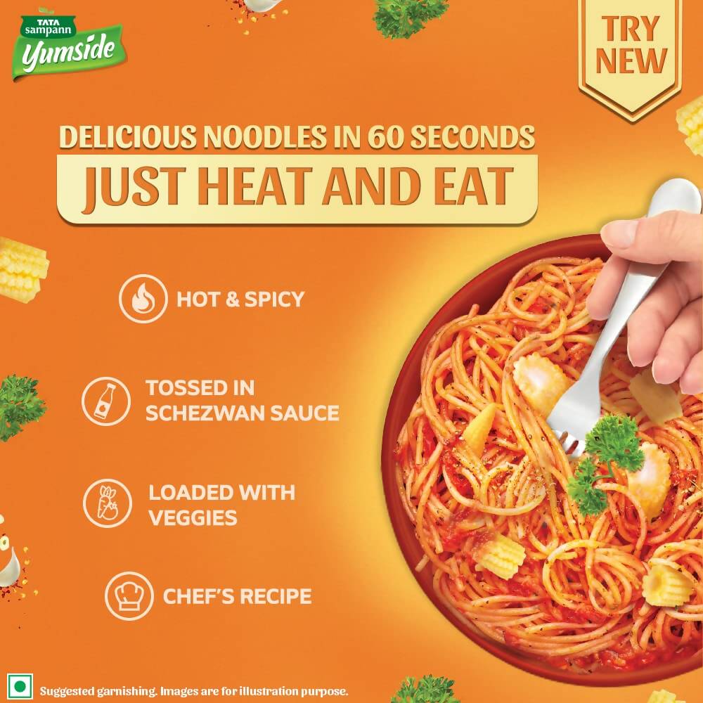Tata Sampann Yumside Instant Schezwan Veg Noodles - Distacart