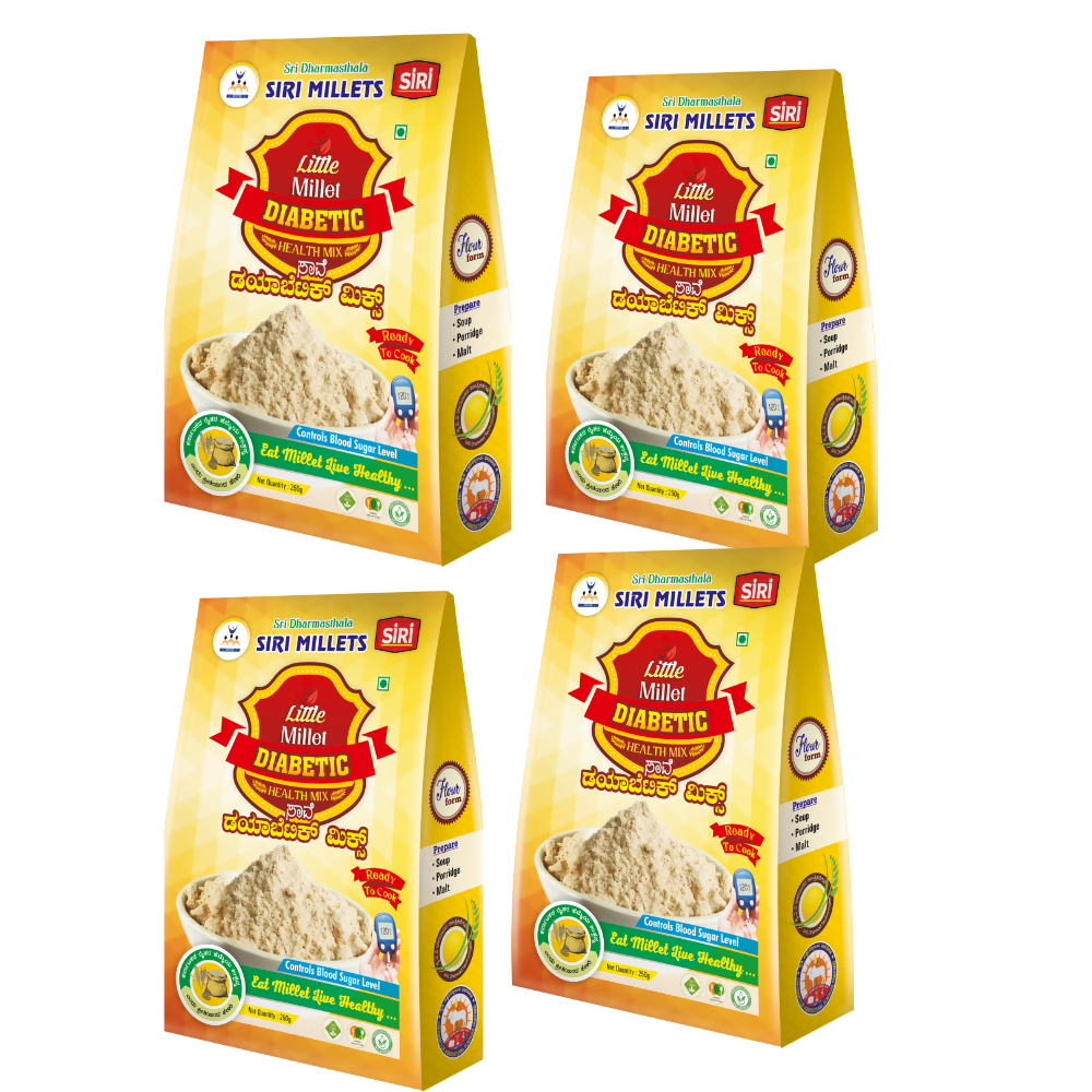 Siri Millets Little Millet Diabetic Health Mix - Nutrient-Rich Flour - Distacart