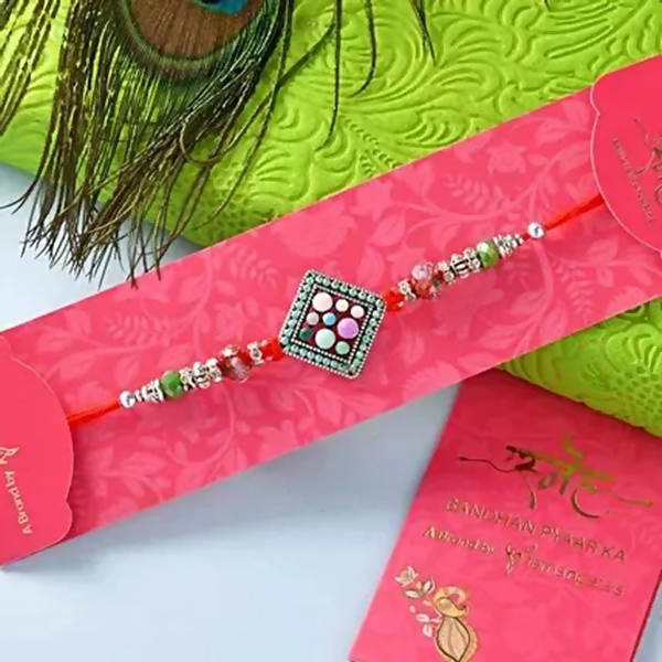 Designer Beads Rakhi N Assorted Chikki Combo - Distacart