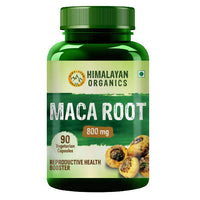 Thumbnail for Himalayan Organics Maca Root 800 mg, Reproductive Health Booster: 90 Vegetarian Capsules