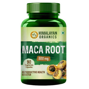 Himalayan Organics Maca Root 800 mg, Reproductive Health Booster: 90 Vegetarian Capsules