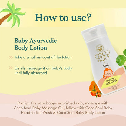 Coco Soul Baby Ayurvedic Body Lotion - Distacart
