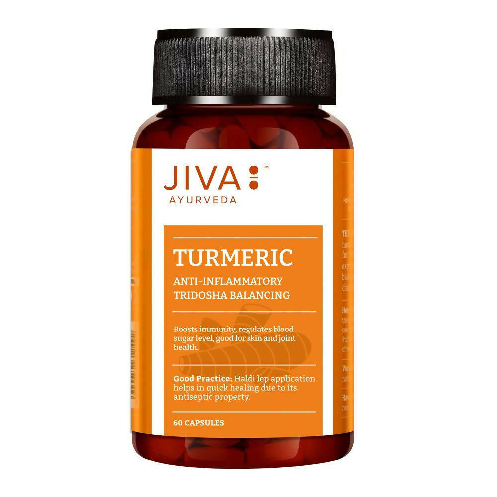Jiva Ayurveda Turmeric Capsules - Distacart