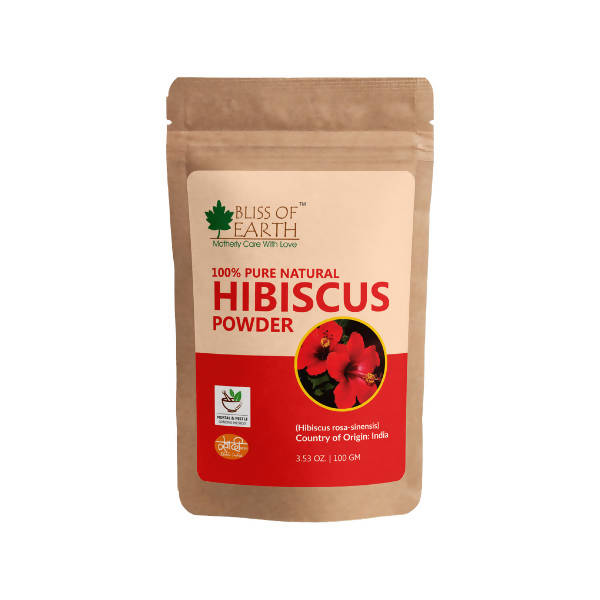 Bliss of Earth 100% Pure Natural Hibiscus Flower Powder - Distacart