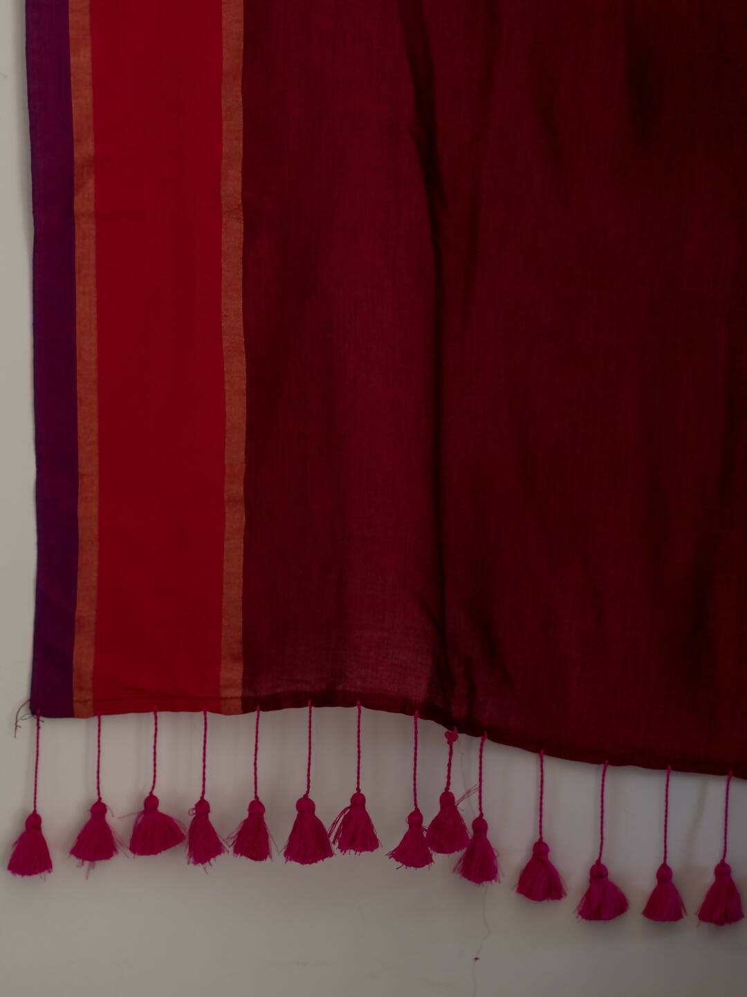 Suta Multi Color Woven Design Cotton Blend Saree - Distacart