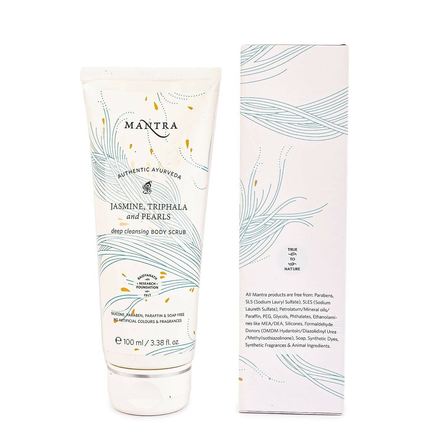 Mantra Herbal Jasmine, Triphala and Pearls Deep Cleansing Body Scrub - Distacart