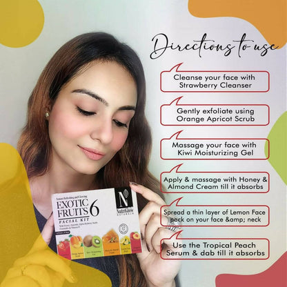NutriGlow NATURAL'S Exotic Fruit Facial Kit - Distacart