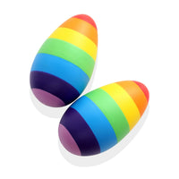 Thumbnail for Nesta Toys Rainbow Wooden Egg Shaker - Set of 2 - Distacart