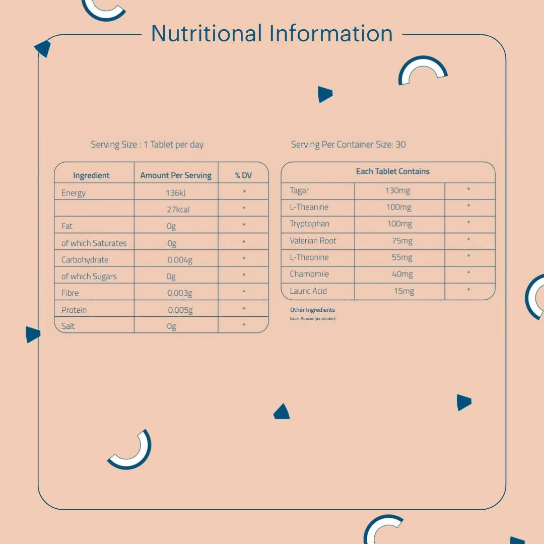 Laurik Good Sleep Tablets | Non-Habit Forming Sleep Supplements For Relaxation & Restful Sleep - Distacart